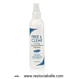 Free Clear Firm Hold Hairspray for sensitive skin Fragrance-free