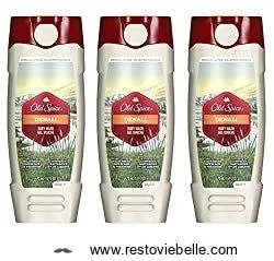 Old Spice Fresher all-natural body wash