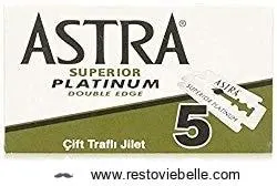 astra platinum double edge safety razor blades