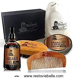 beard care kit comb brush oil luxury gift box easy grooming
