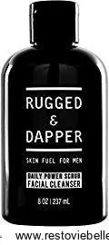 Rugged Dapper Daily Power Scrub Facial Cleanser for Men