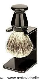 edwin jagger best badger shaving brush with drip stand