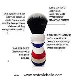 haircut shave co synthetic shaving brush 1