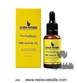 seven potions pre shave oil for men