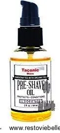 taconic shave premium all natural pre shave oil