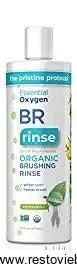 Essential Oxygen Organic Brushing Rinse Toothpaste Mouthwash