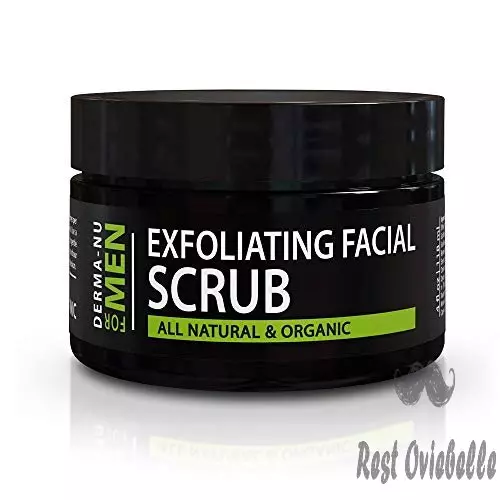 Exfoliating Mens Natural face scrub