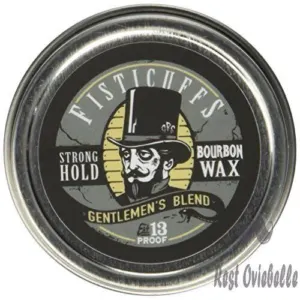 fisticuffs strong hold mustache wax gentlemens blend 1 oz tin