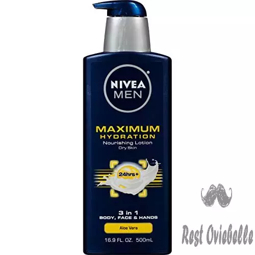 nivea men maximum hydration 3 in 1 nourishing lotion body face hands 16 9 oz pump bottle