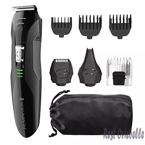 remington pg6025 all in 1 lithium powered grooming kit beard trimmer 8 pieces