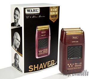wahl professional 5 star series rechargeable shaver shaper 8061 100 up to 60 minutes of run time bump free ultra close