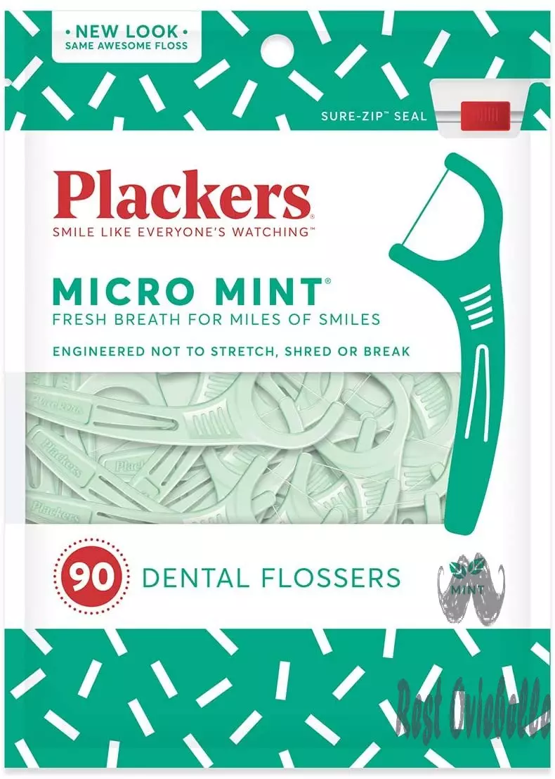 Plackers Micro Mint Dental Flossers,