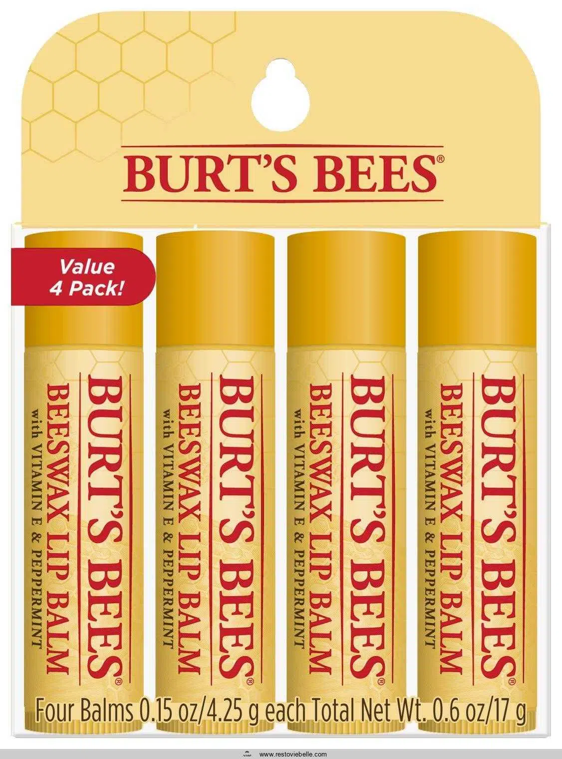 Burt's Bees Lip Balm, Moisturizing