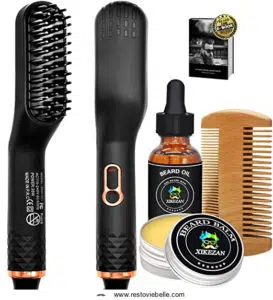 Upgraded 3-in-1 Hair Straightening Brush,