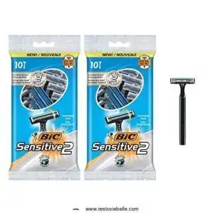 BIC Sensitive 2 Men's Disposable B08P3TNB6Q