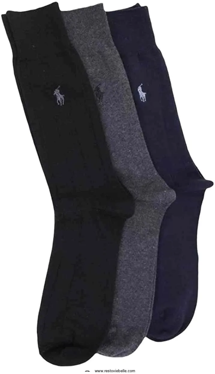 Polo Ralph Lauren Men’s Ribbed Dress Socks