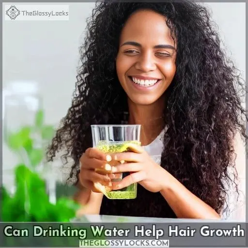 can drinking water help hair growth