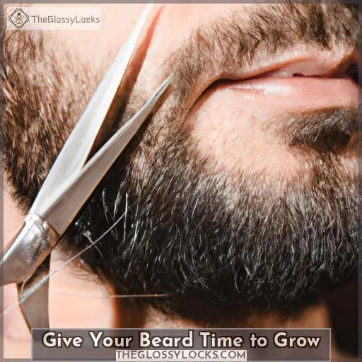 Give Your Beard Time to Grow