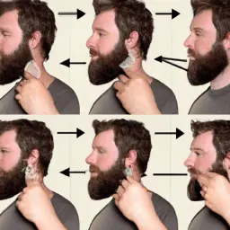 how to blend sideburns into beard