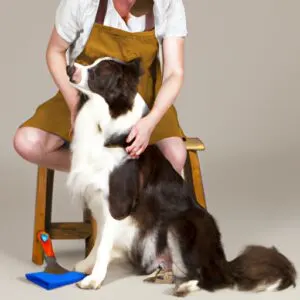 how to shave a border collie