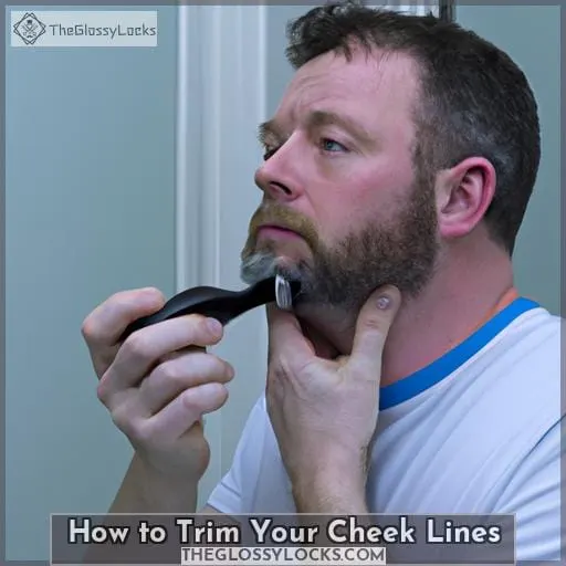 How to Trim Your Cheek Lines