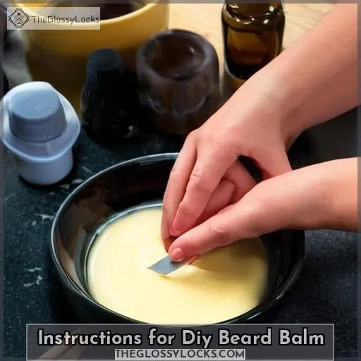 Instructions for Diy Beard Balm