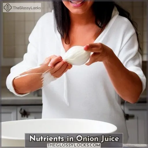 Nutrients in Onion Juice