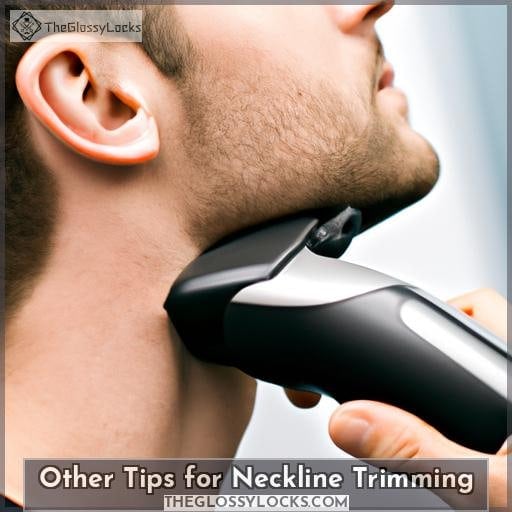 Other Tips for Neckline Trimming