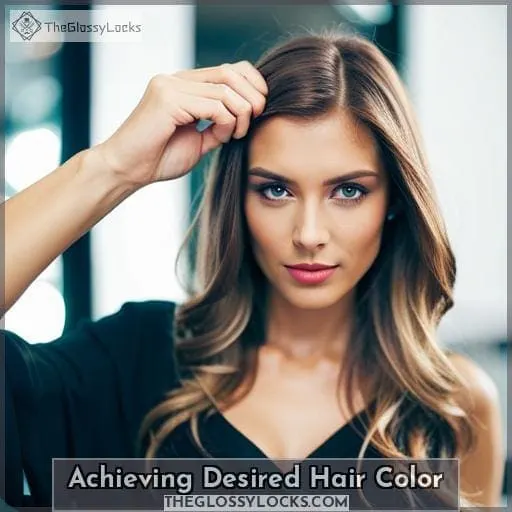 Achieving Desired Hair Color