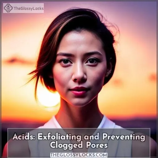 Acids: Exfoliating and Preventing Clogged Pores