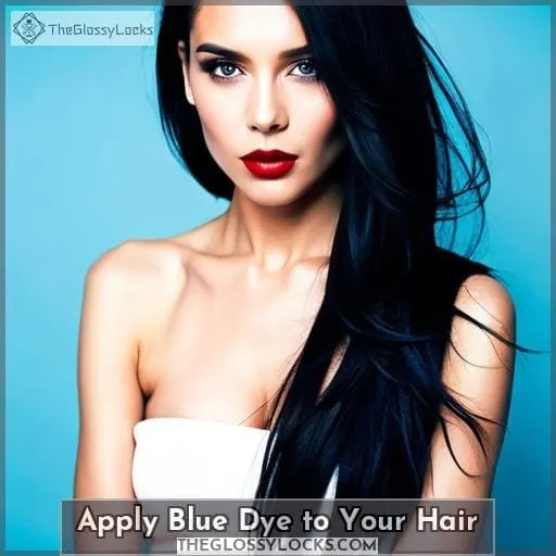 Apply Blue Dye to Your Hair