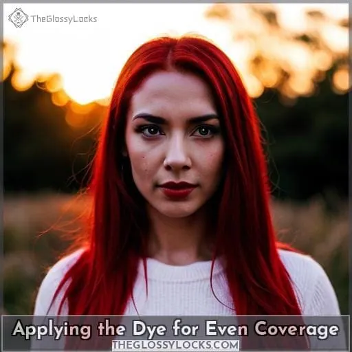 Applying the Dye for Even Coverage