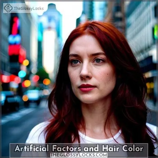 Artificial Factors and Hair Color