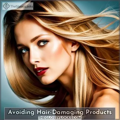 Avoiding Hair-Damaging Products