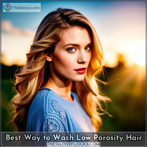 best way to wash low porosity hair