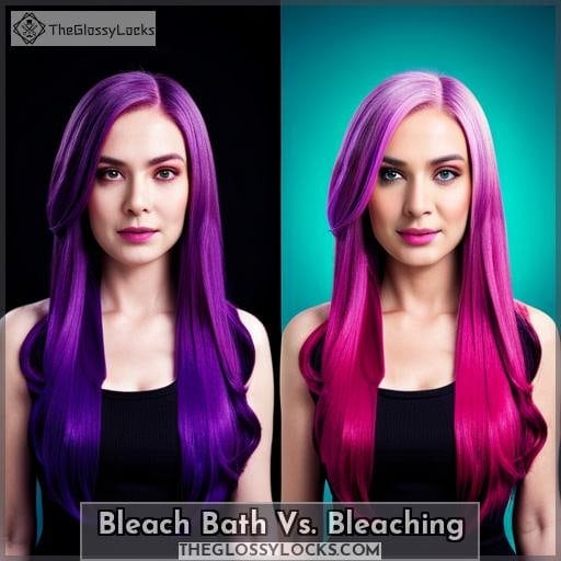 Bleach Bath Vs. Bleaching Bleach Bath Vs. Bleaching