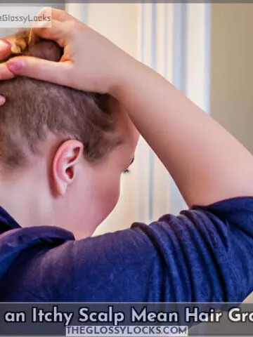 can an itchy scalp mean hair growth