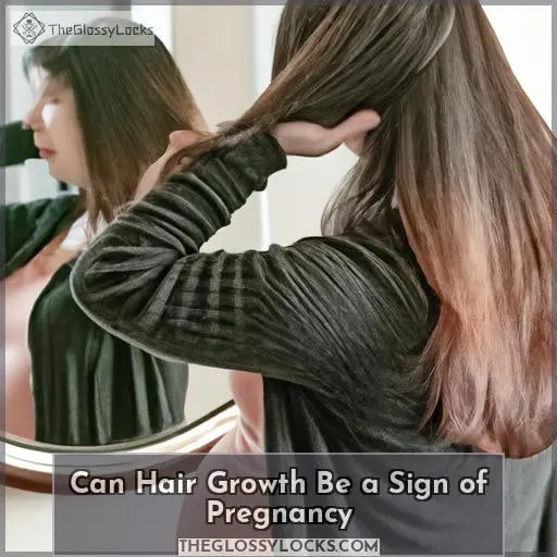 can hair growth be a sign of pregnancy
