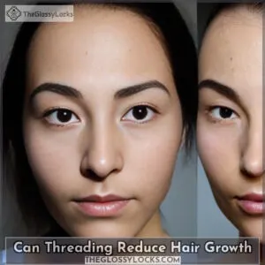 can threading reduce hair growth