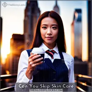 can you skip skin care
