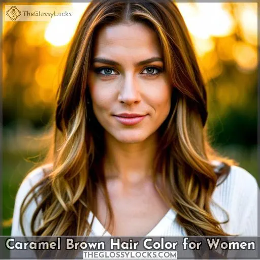 Caramel Brown Hair Color for Women