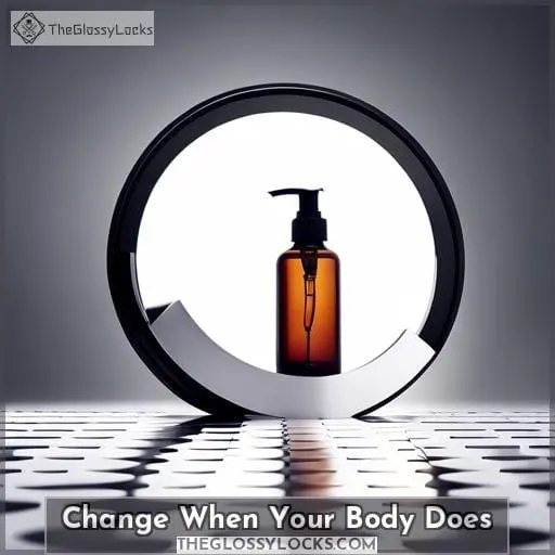 Change When Your Body Does