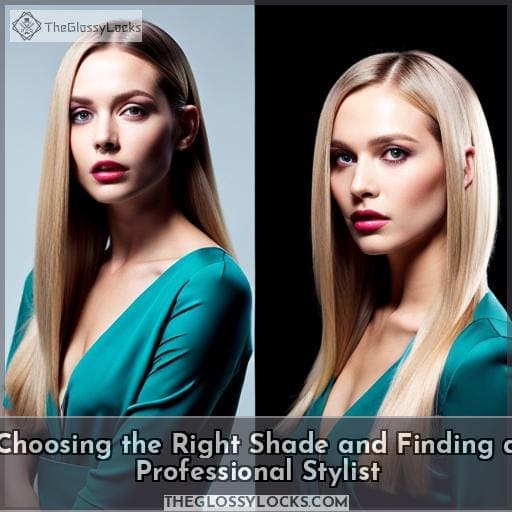 Choosing the Right Shade and Finding a Professional Stylist Choosing the Right Shade and Finding a Professional Stylist