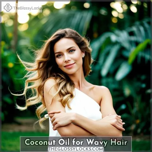 coconut oil for wavy hair