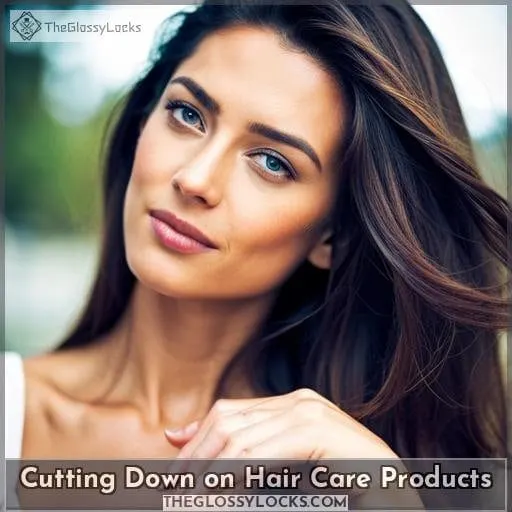 Cutting Down on Hair Care Products
