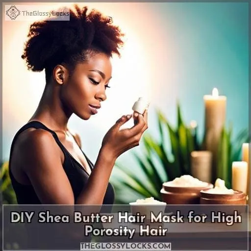 DIY Shea Butter Hair Mask for High Porosity Hair