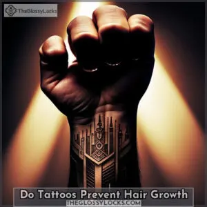 do tattoos prevent hair growth