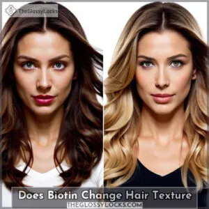 does biotin change hair texture