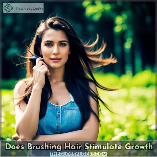 does brushing hair stimulate growth