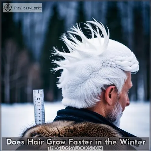 does hair grow faster in the winter